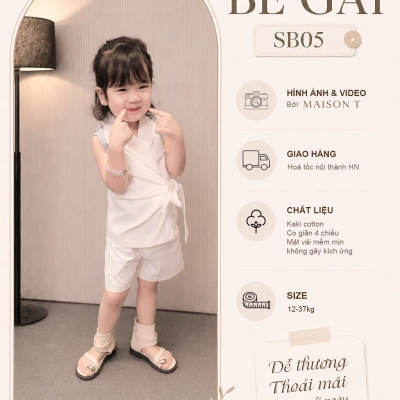 Set bộ bé gái SB05