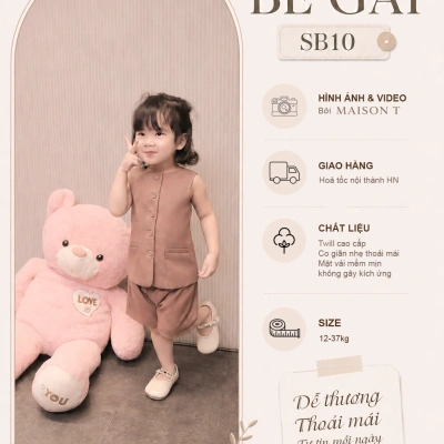 Set bộ bé gái SB10
