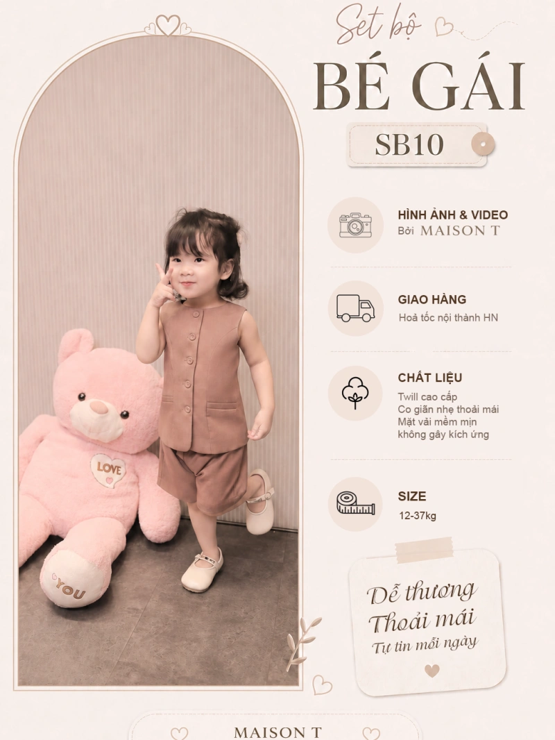 Set bộ bé gái SB10 — ảnh 1 trên 5